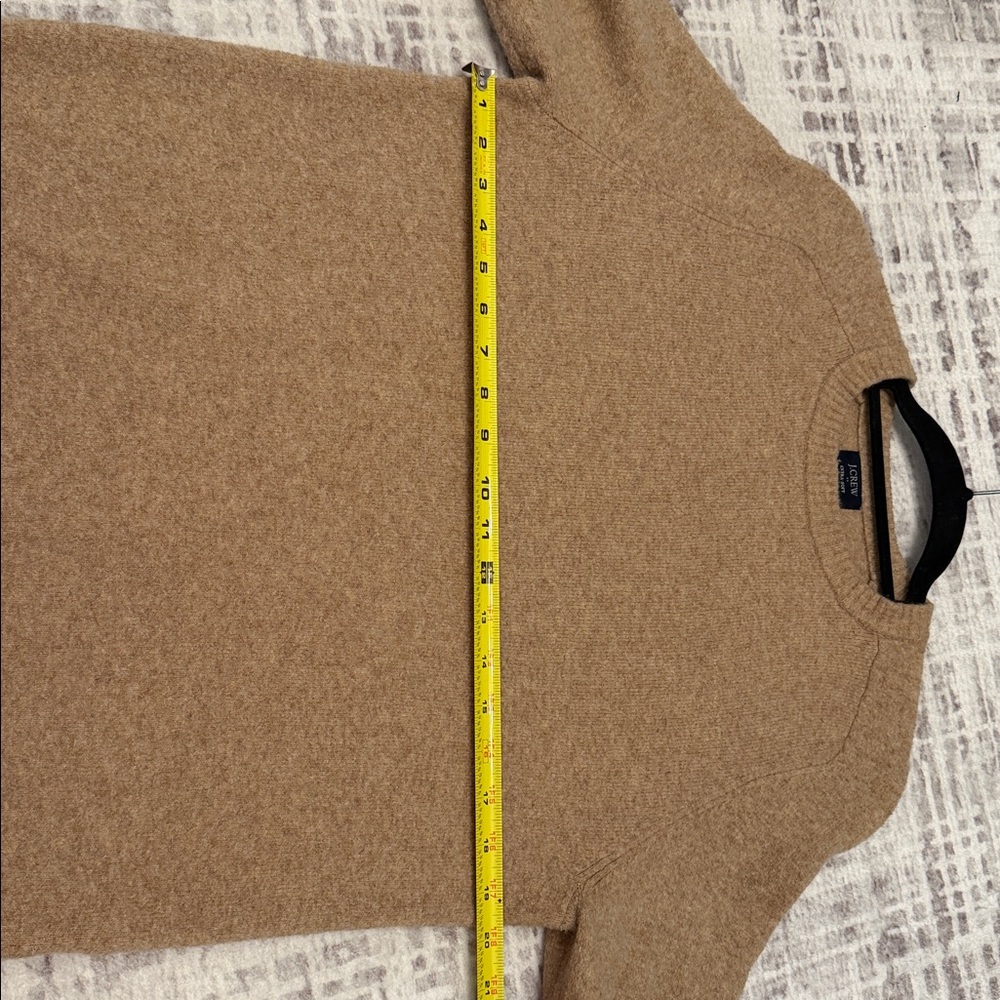 J. Crew Men's Camel Crewneck Sweater From The Extra Soft Collection-Size M - Picture 11 of 12